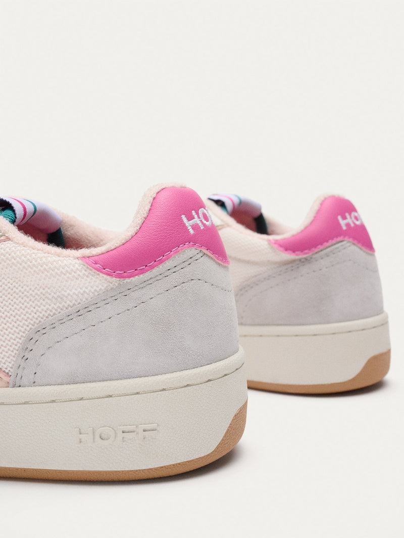 HOFF METRO PIGALLE Sneakers Dam Vita Grå | UWZP-03546