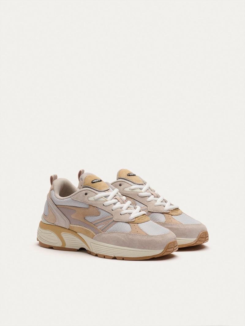 HOFF STATE CALIFORNIA Sneakers Herr Beige Bruna Grå | QADU-36052