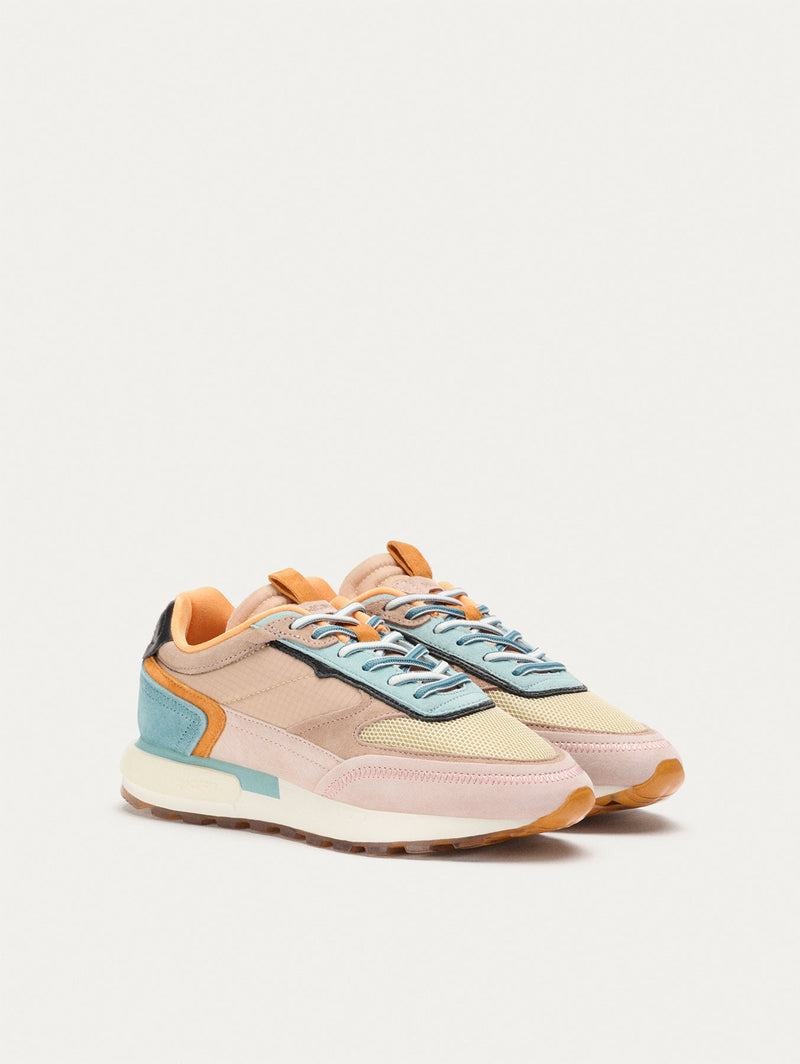 HOFF TRIBE KUMASI Sneakers Dam Beige Rosa Blå | BYGA-71095